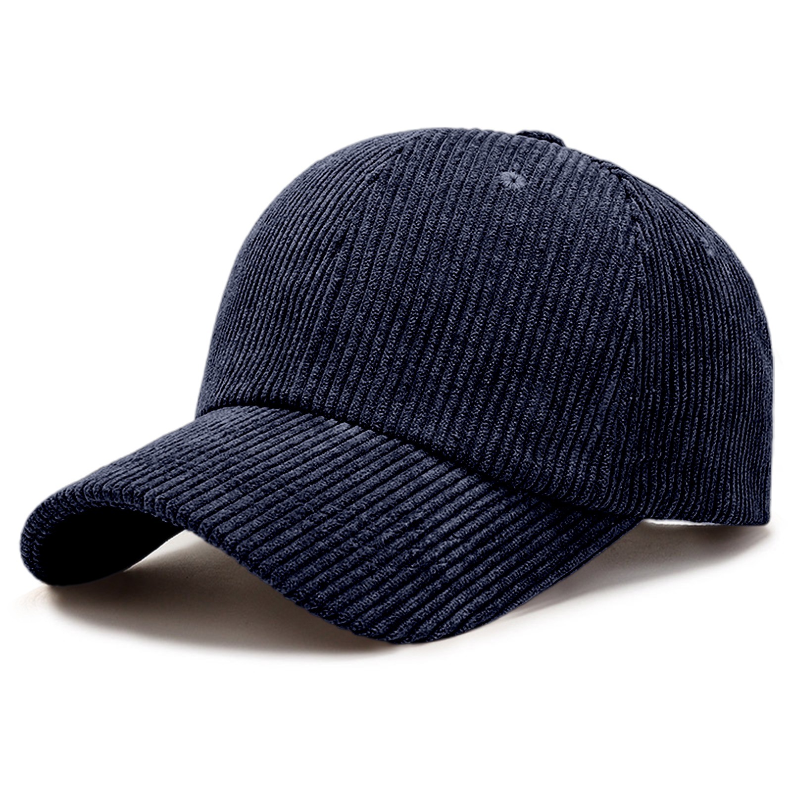 thumbnail image 3 of Gorra de béisbol unisex de pana - Textura suave, visera, correa ajustable - Informal/para actividades al aire libre, 3 of 8